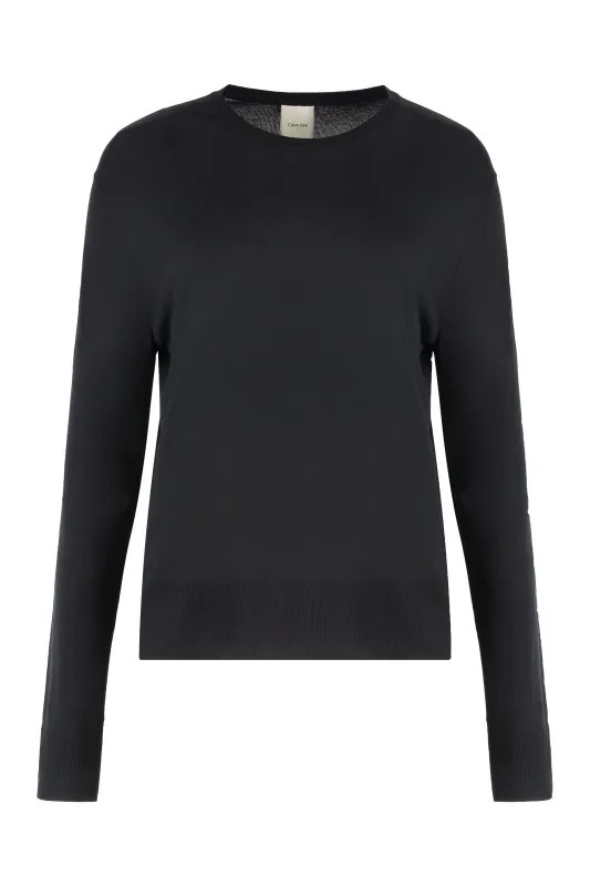 CREW-NECK VISCOSE SWEATER sold by Lord & Taylor