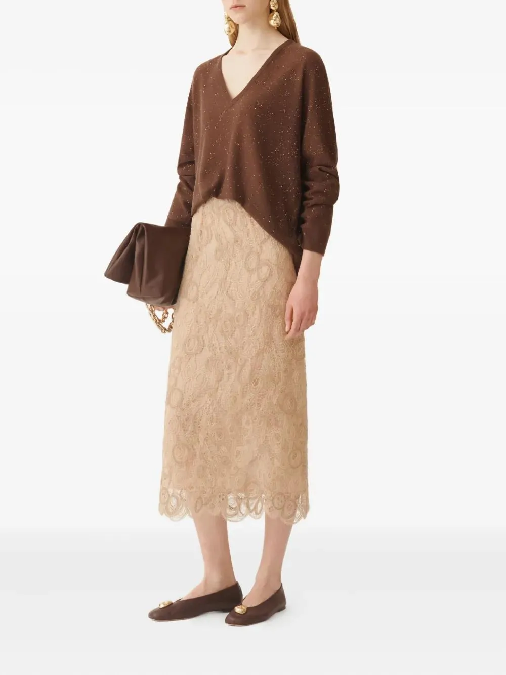 WOOL V-NECK SWEATER sold by Lord & Taylor product image thumbnail 2