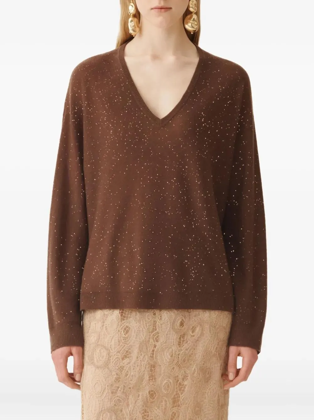 WOOL V-NECK SWEATER sold by Lord & Taylor product image thumbnail 3
