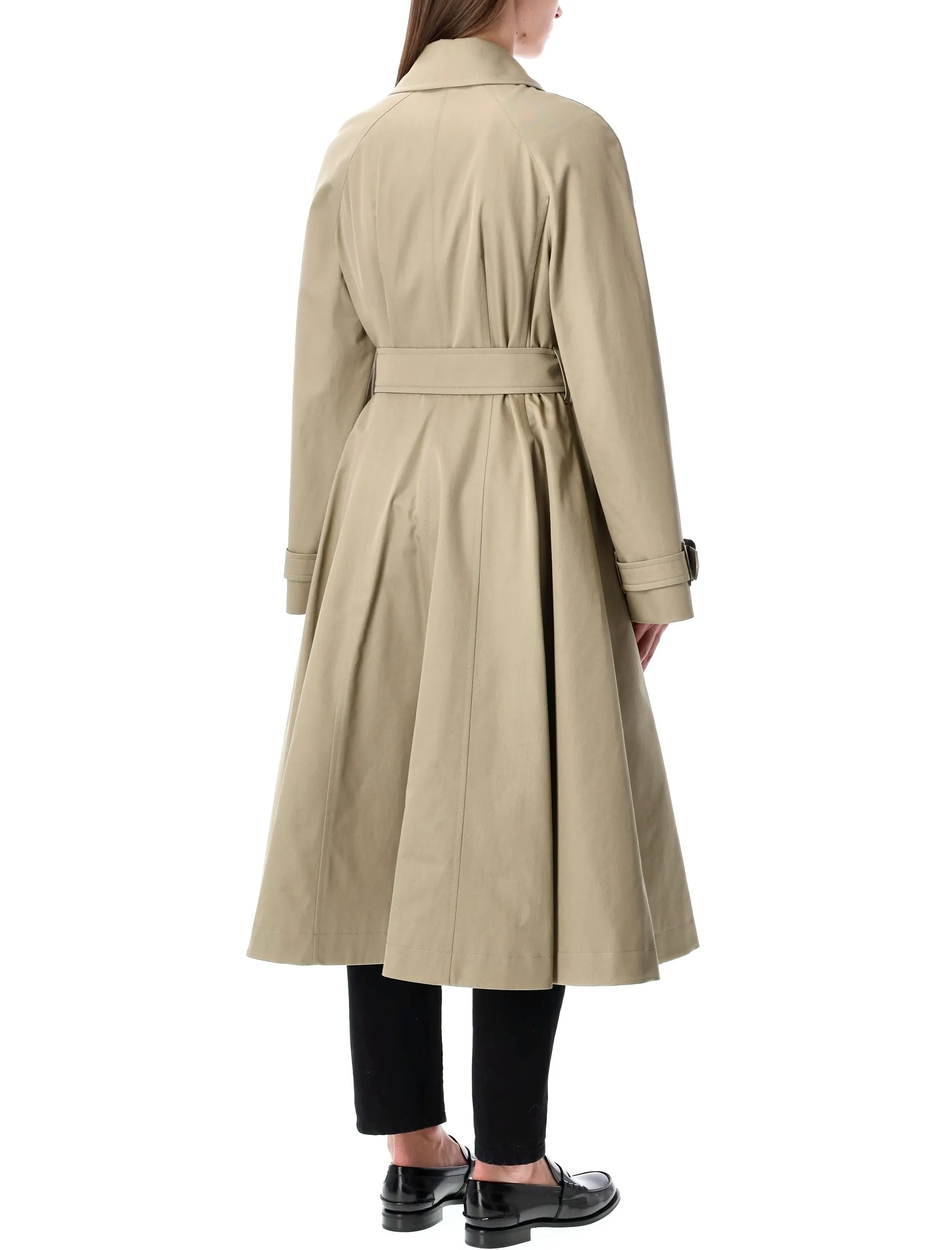 BEIGE GABARDINE ELLINGHAM FIT-AND-FLARE COAT sold by Lord & Taylor product image thumbnail 2