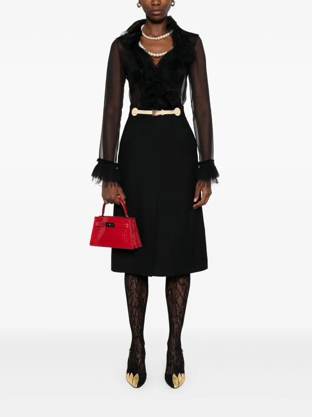 MIDI SKIRT sold by Lord & Taylor product image thumbnail 5