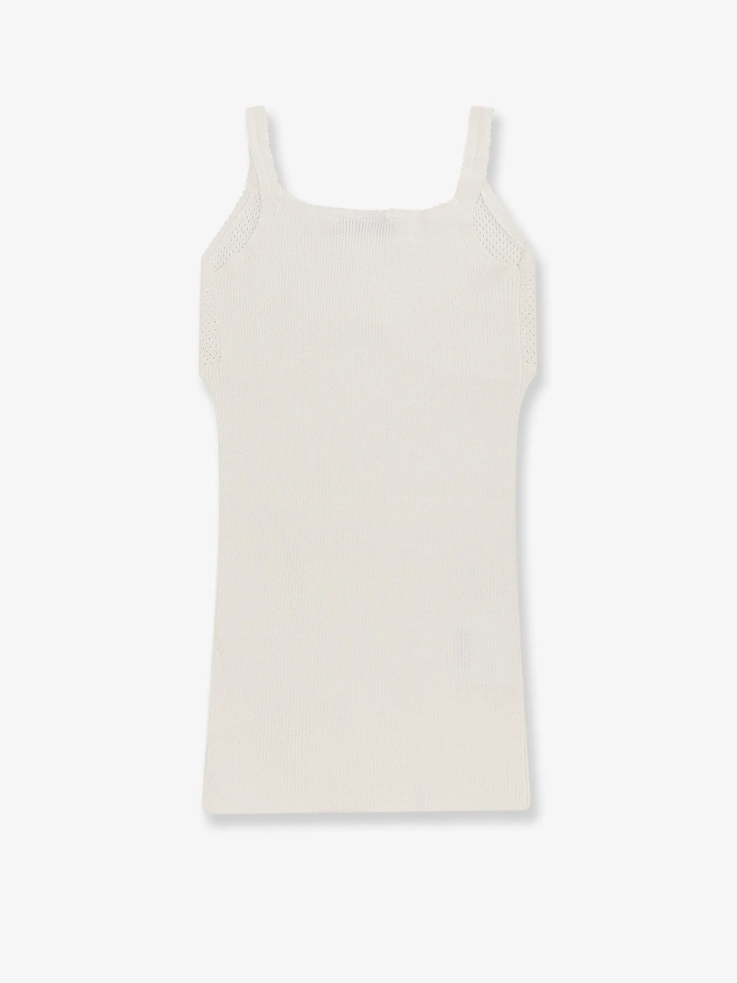 Perforated Cotton Tank Top sold by Lord & Taylor product image thumbnail 2