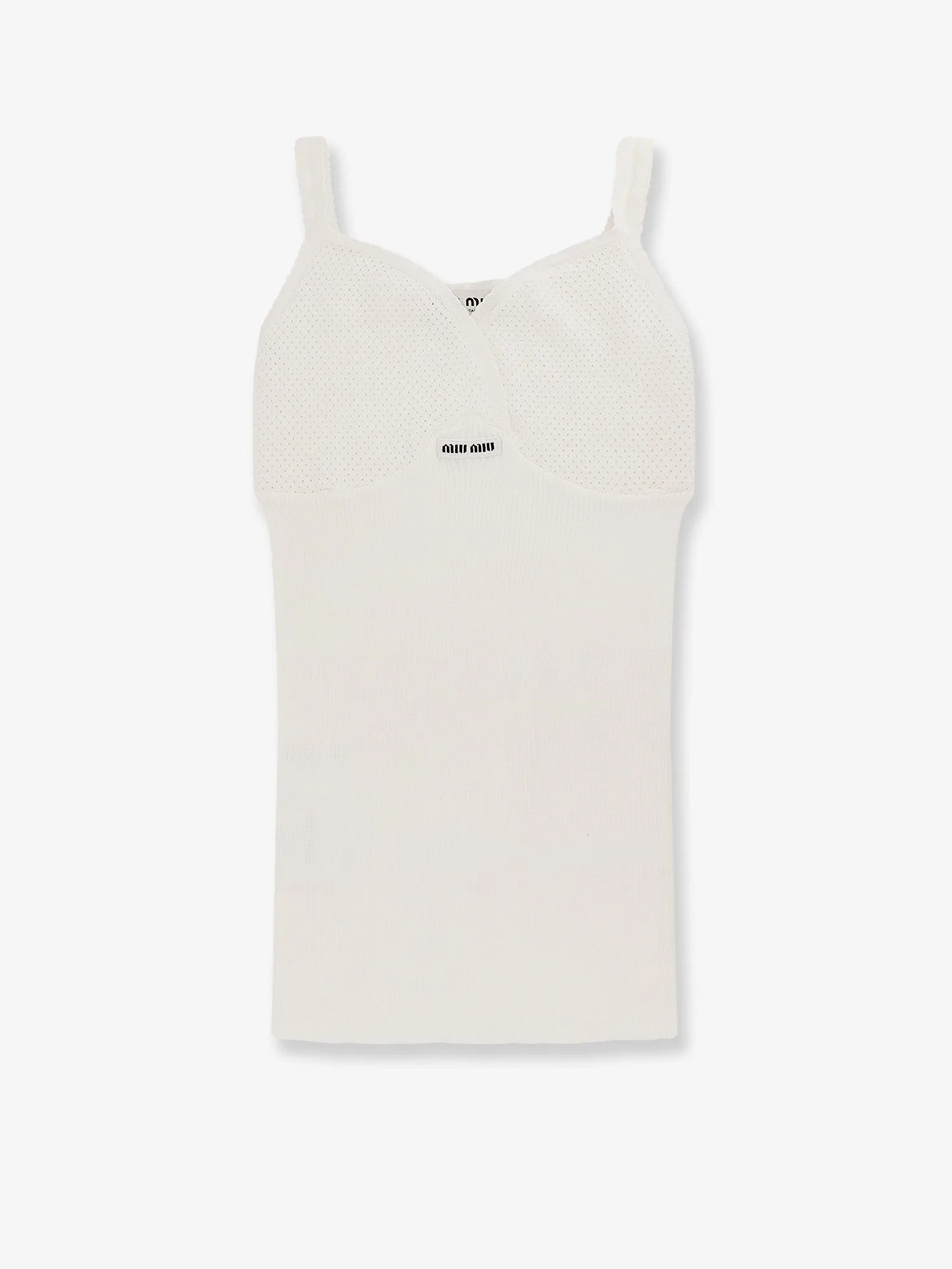 Perforated Cotton Tank Top sold by Lord & Taylor