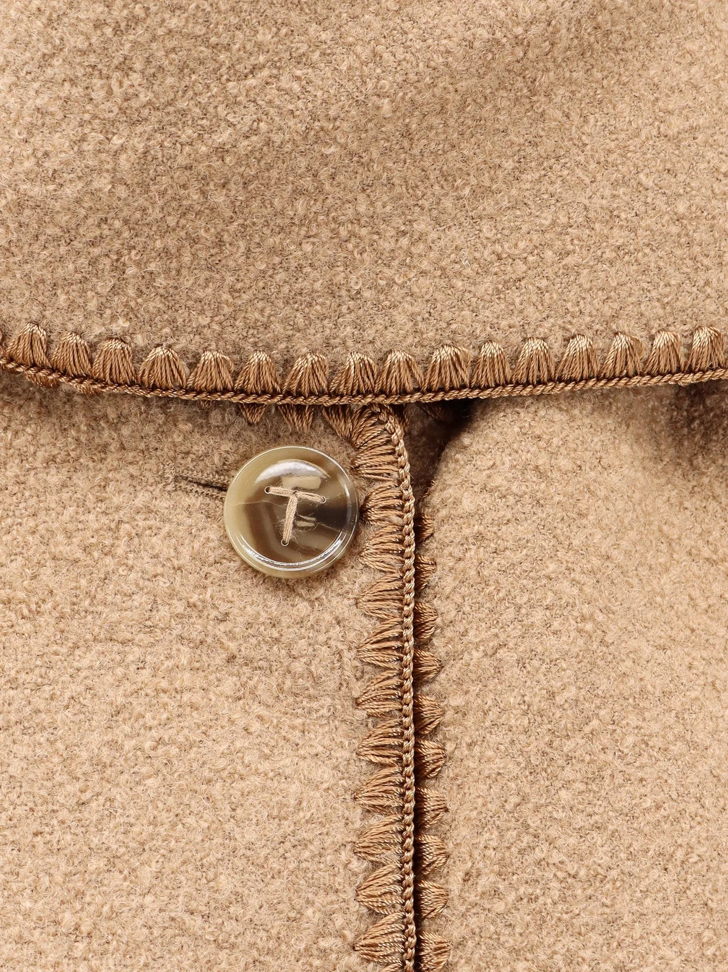 Embroidered Wool Blend Scarf Jacket sold by Lord & Taylor product image thumbnail 3