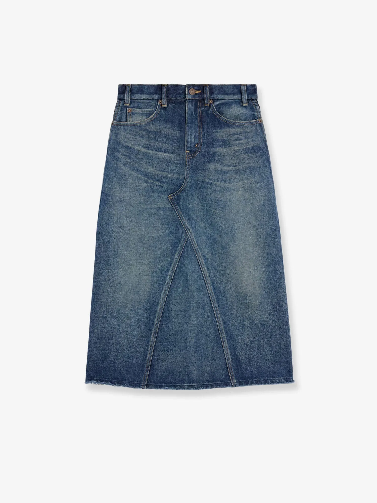 Denim Midi Skirt sold by Lord & Taylor