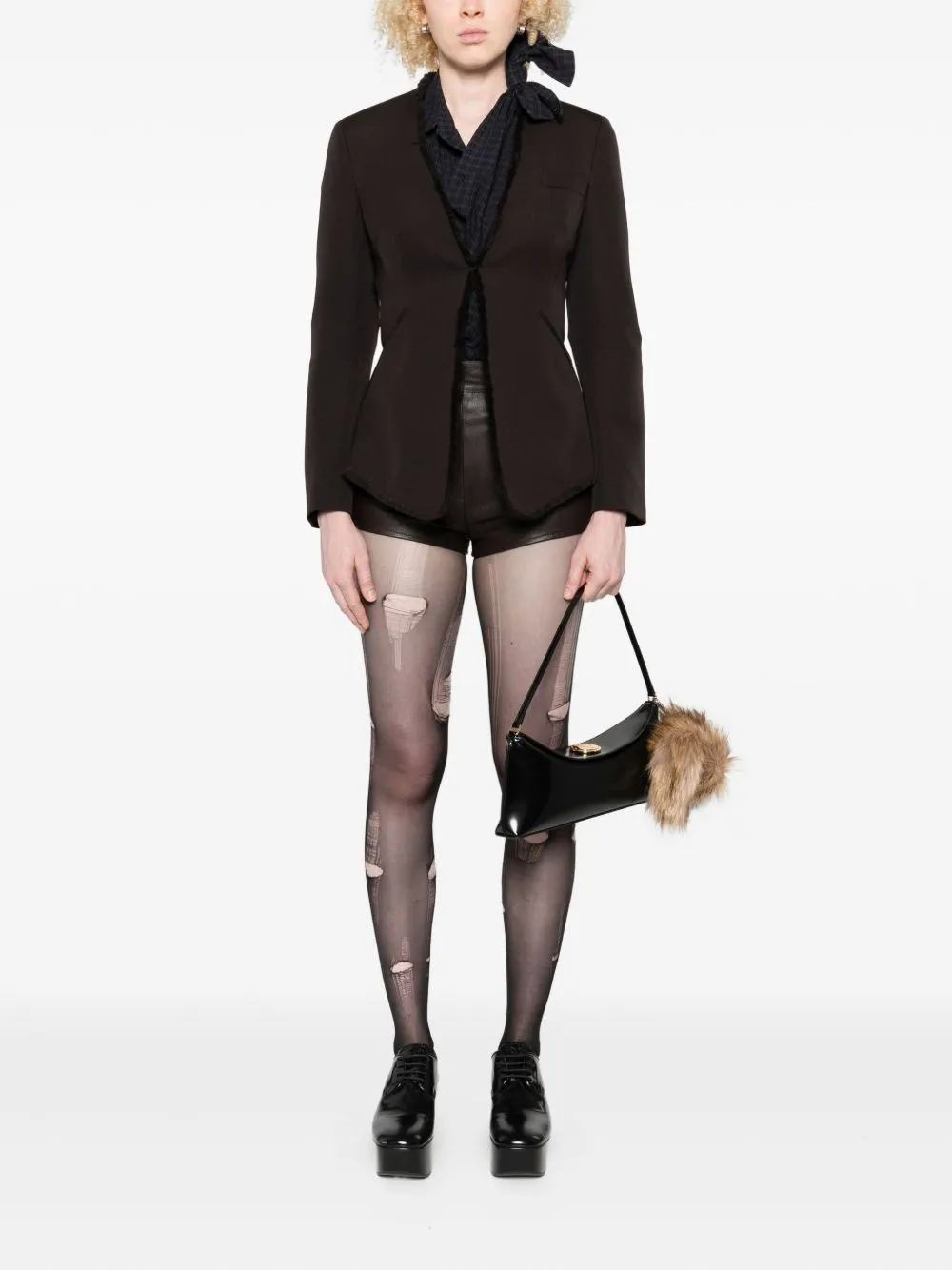Alexander McQueen Jackets Brown sold by Lord & Taylor product image thumbnail 3