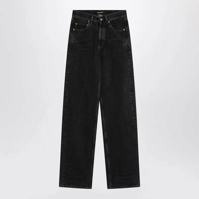 Saint Laurent Black jeans with V-waist sold by Lord & Taylor