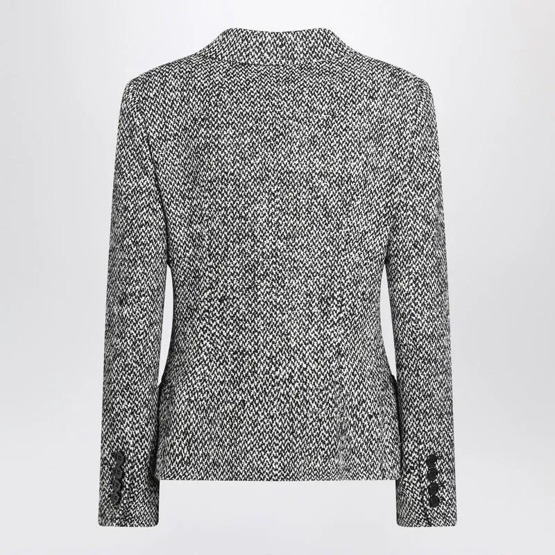 Dolce & Gabbana Dolce&Gabbana Single-breasted speckled wool-blend jacket sold by Lord & Taylor product image thumbnail 2