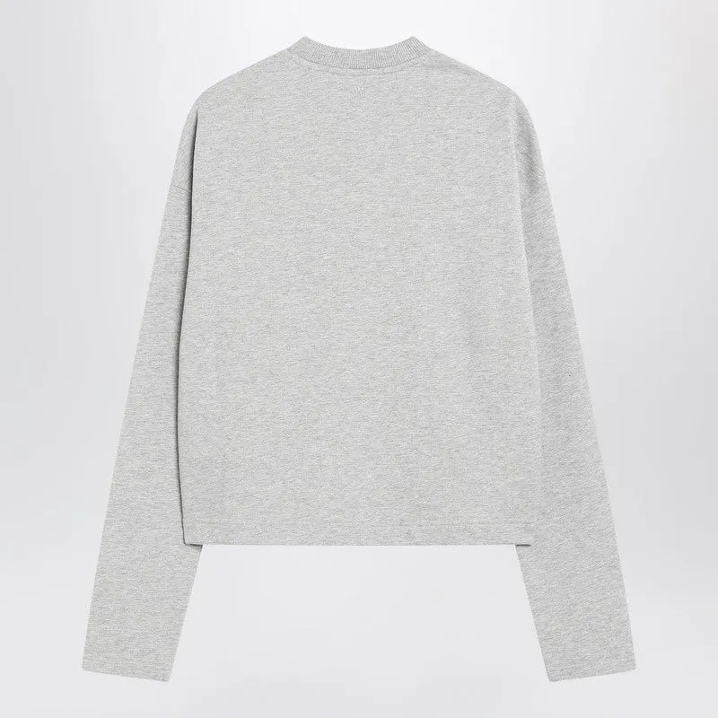 Ami Paris Grey Ami De Coeur sweatshirt sold by Lord & Taylor product image thumbnail 2