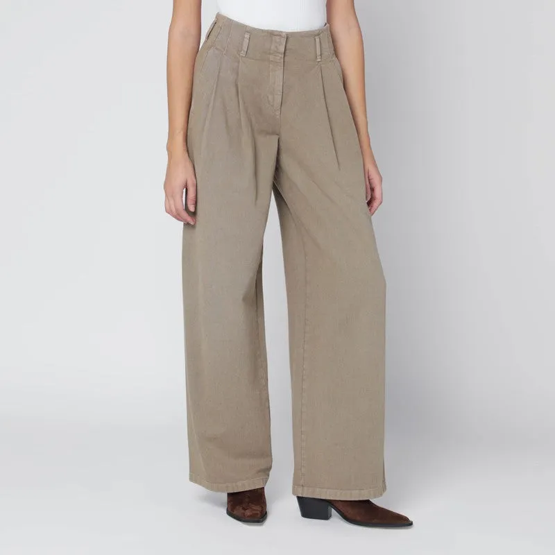 Golden Goose Wide khaki green trousers sold by Lord & Taylor