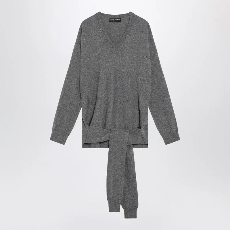 Dolce & Gabbana Dolce&Gabbana Grey cashmere sweater sold by Lord & Taylor