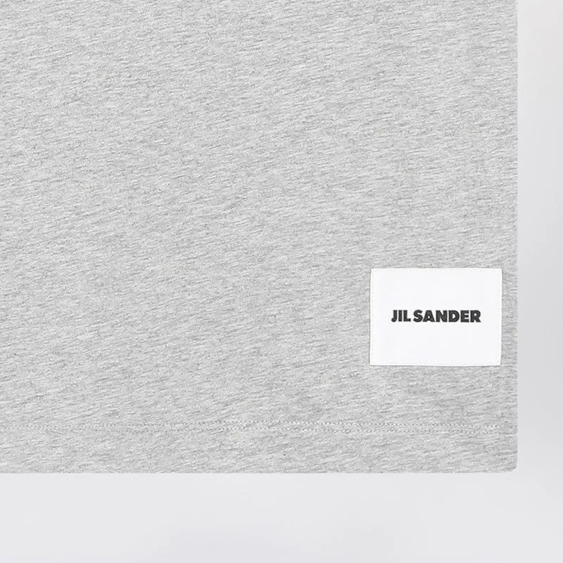 Jil Sander Grey T-shirt with logo patch sold by Lord & Taylor product image thumbnail 2