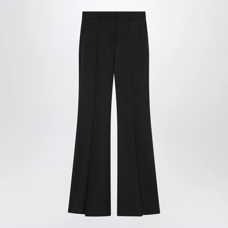 Sportmax Brown flared trousers in stretch wool sold by Lord & Taylor