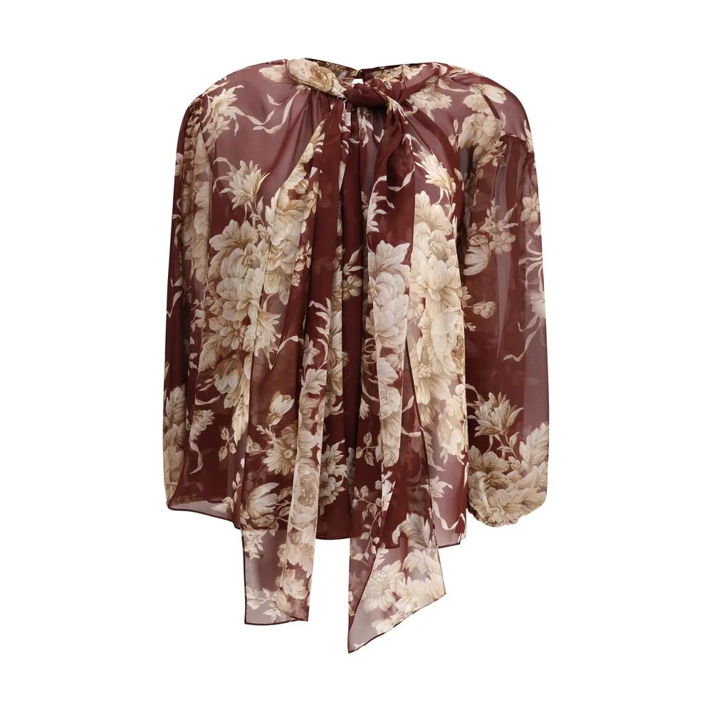 Silk chiffon floral Shirt sold by Lord & Taylor