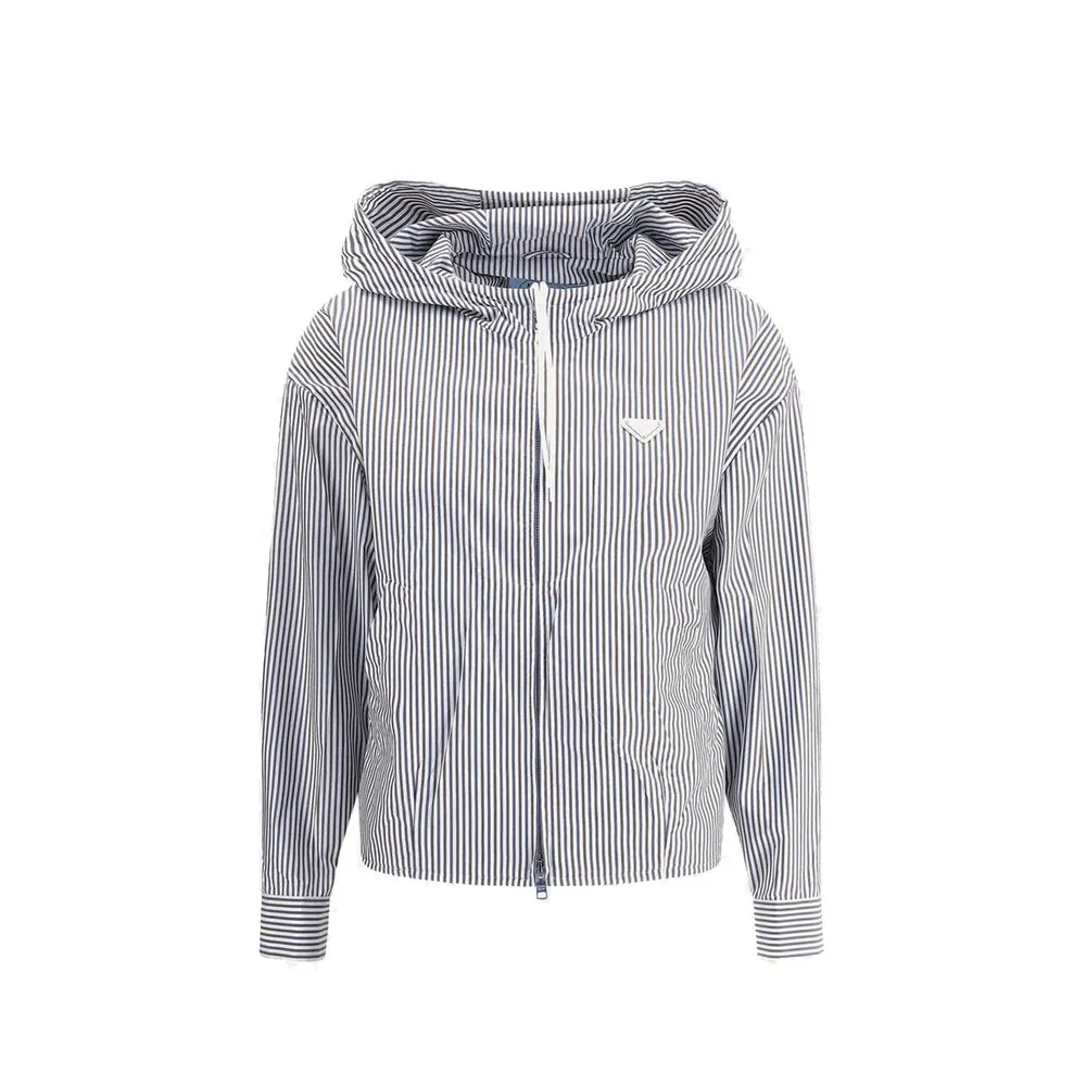 Striped hooded Jacket sold by Lord & Taylor