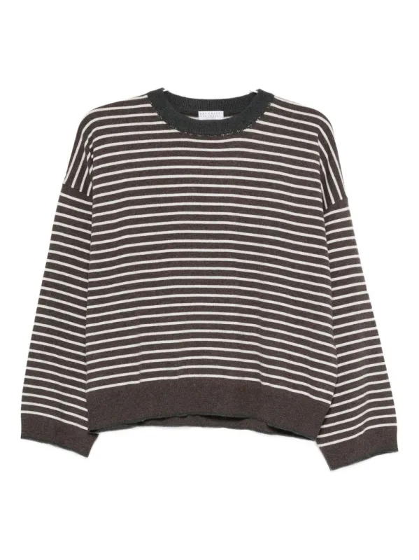 Brunello Cucinelli Sweaters Brown sold by Lord & Taylor