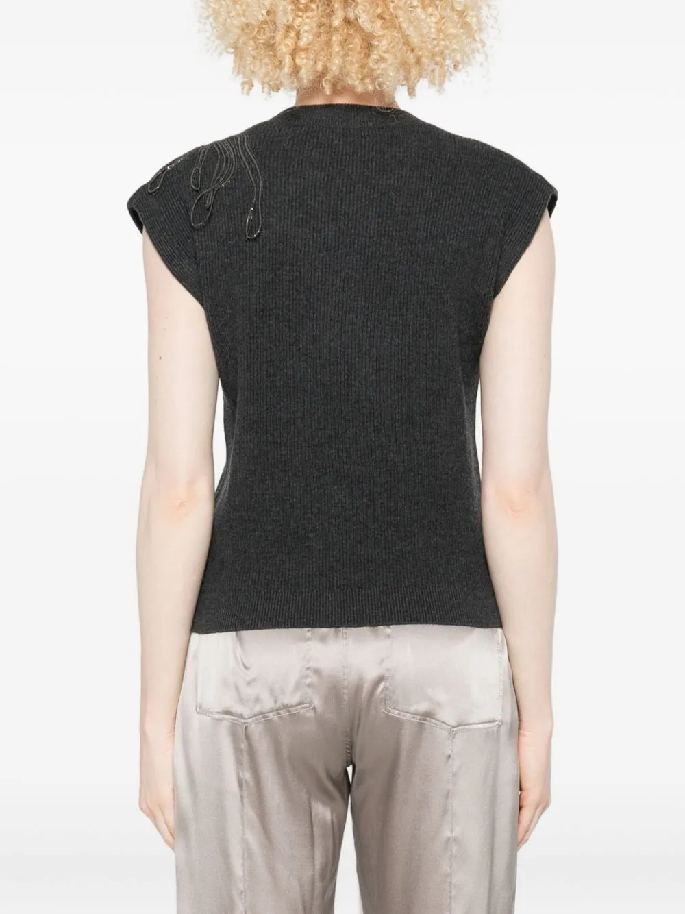 Brunello Cucinelli Top Black sold by Lord & Taylor product image thumbnail 4
