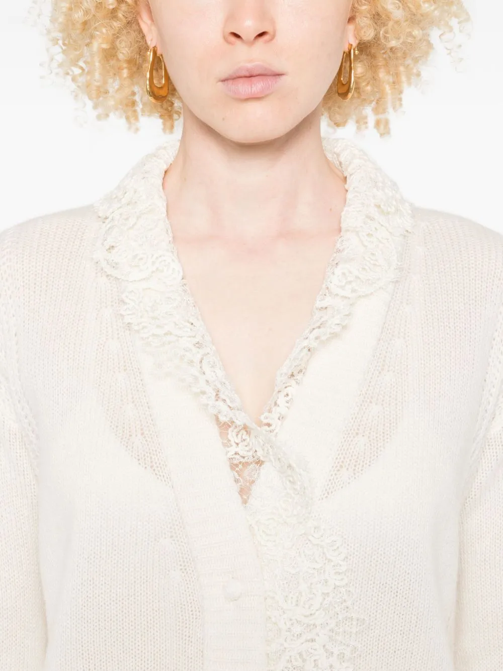 Ermanno Scervino Sweaters White sold by Lord & Taylor product image thumbnail 3