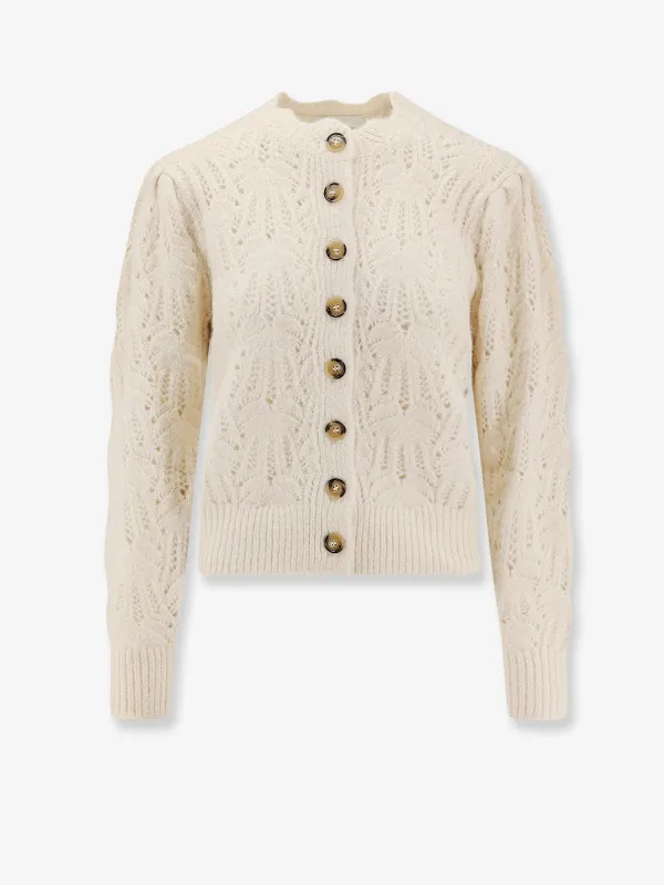 Maxine Perforated Alpaca Blend Cardigan sold by Lord & Taylor