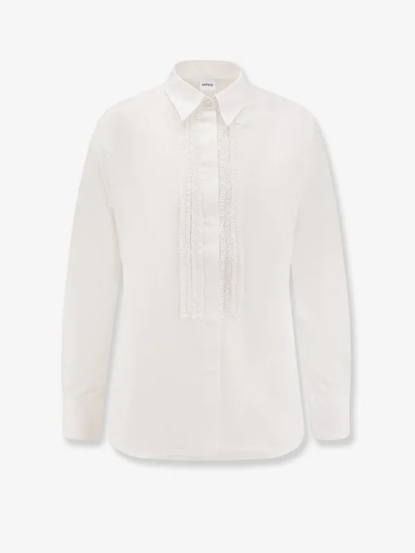 Cotton Shirt with Ruffles sold by Lord & Taylor