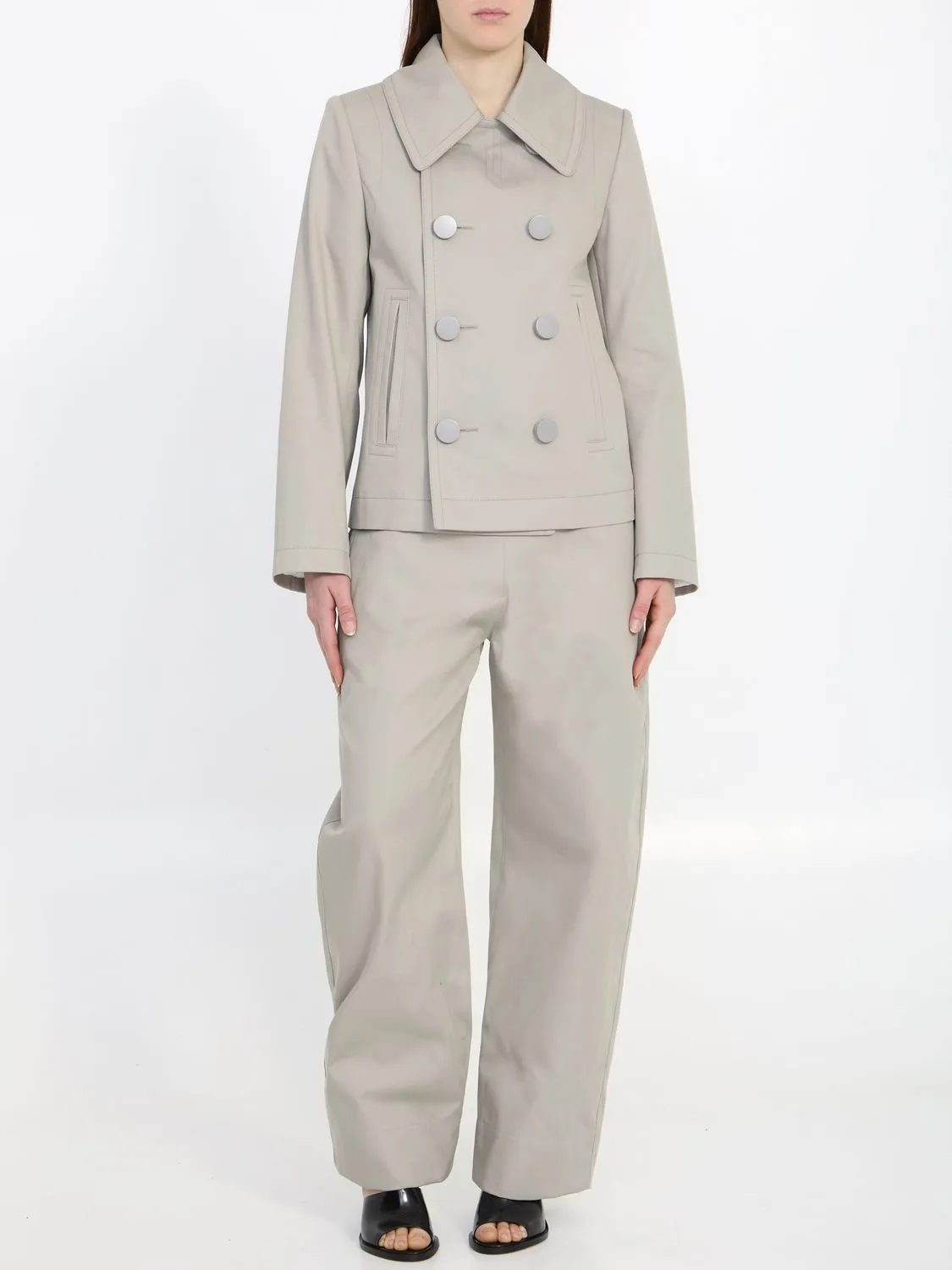 DOUBLE-BREASTED PEACOAT sold by Lord & Taylor product image thumbnail 2