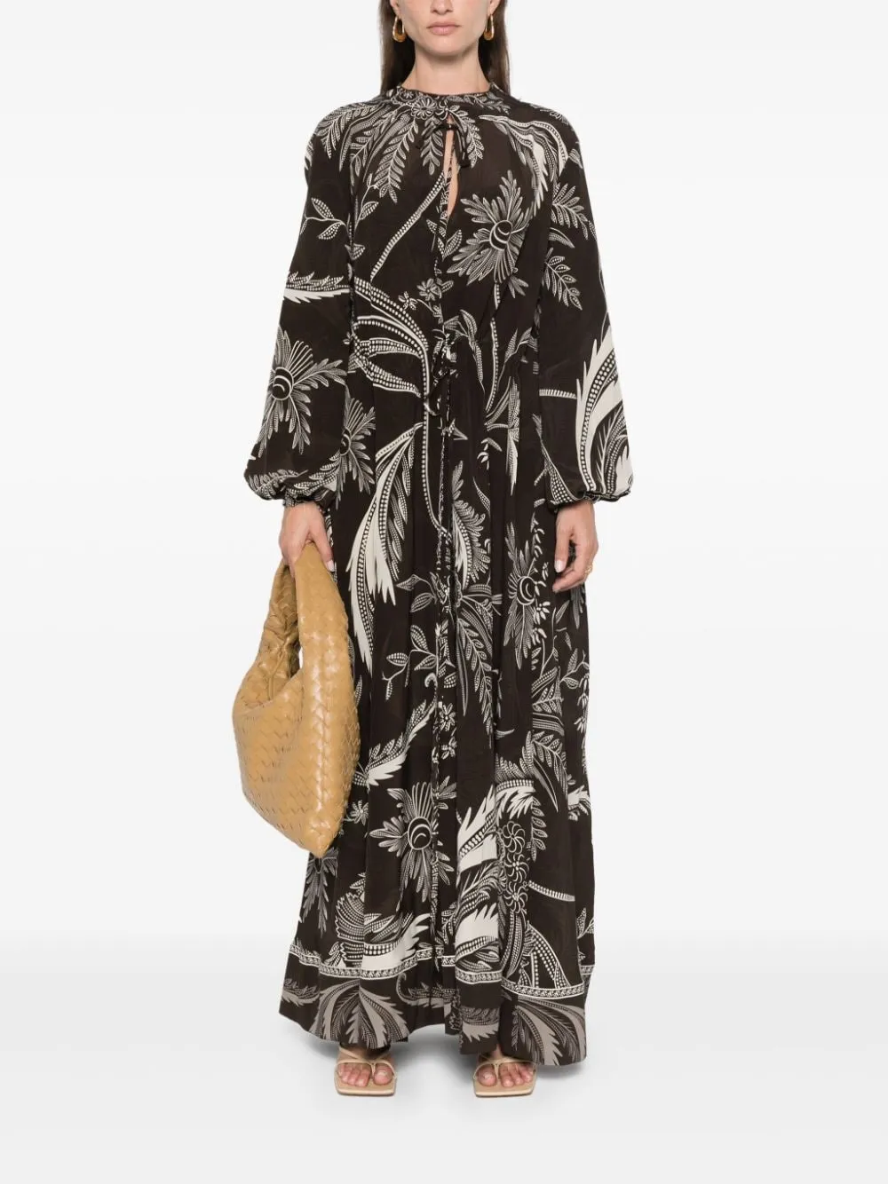PRINTED SILK DRESS sold by Lord & Taylor product image thumbnail 3