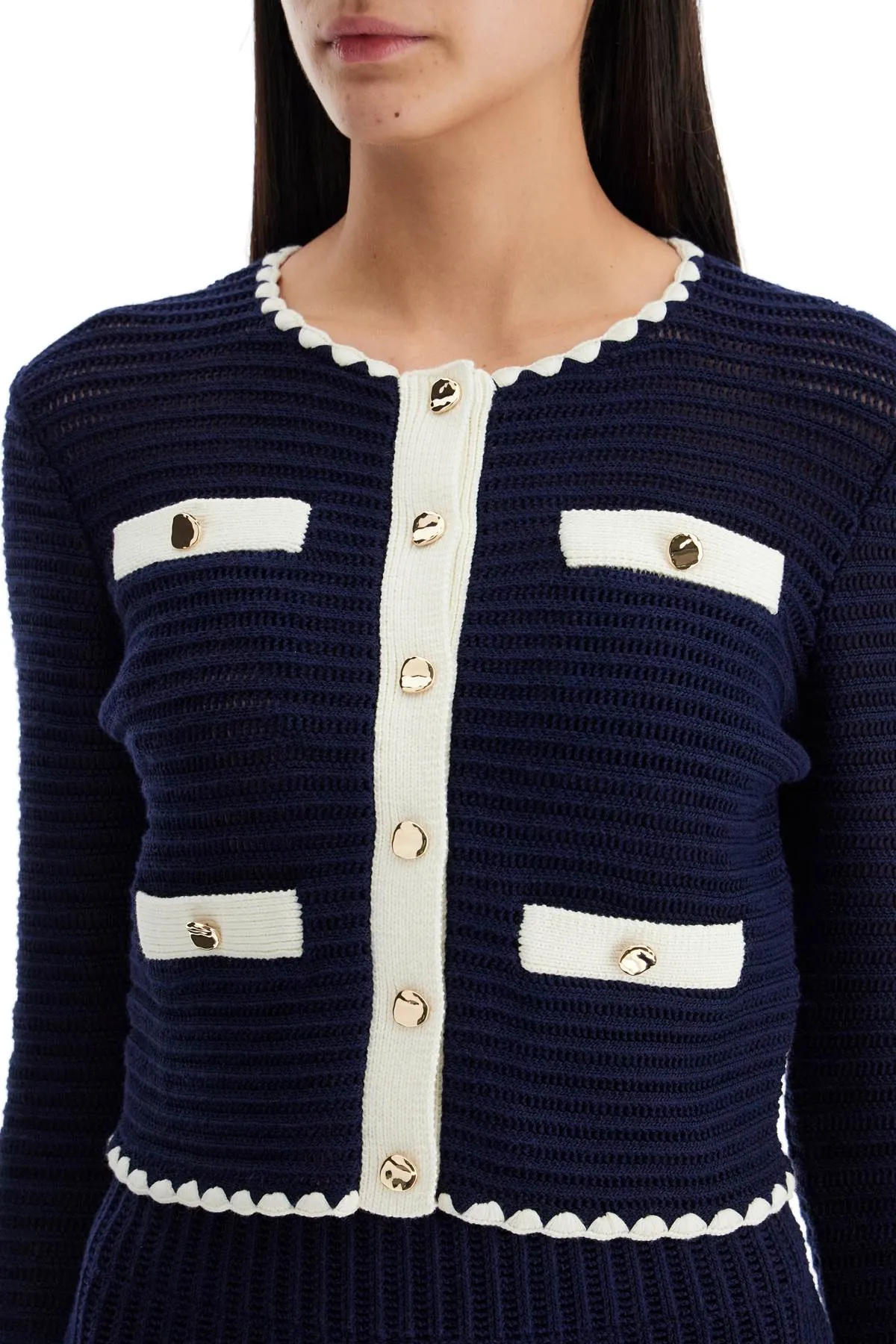 CROCHET CARDIGAN sold by Lord & Taylor product image thumbnail 4