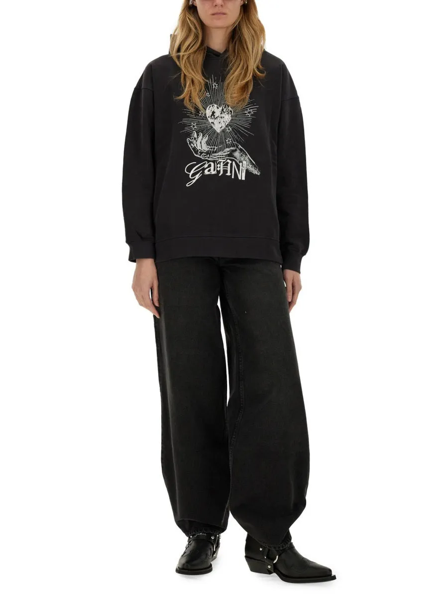 BLACK ISOLI HEART HOODIE sold by Lord & Taylor product image thumbnail 2