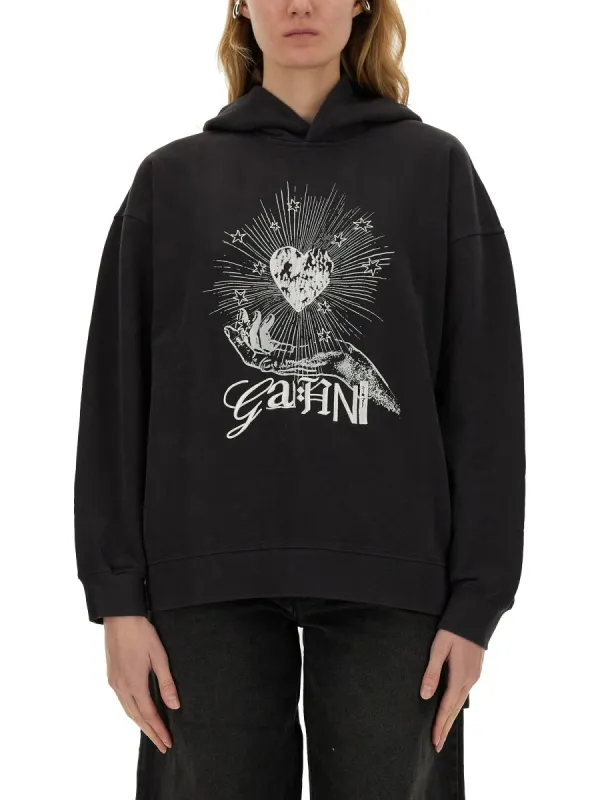 BLACK ISOLI HEART HOODIE sold by Lord & Taylor