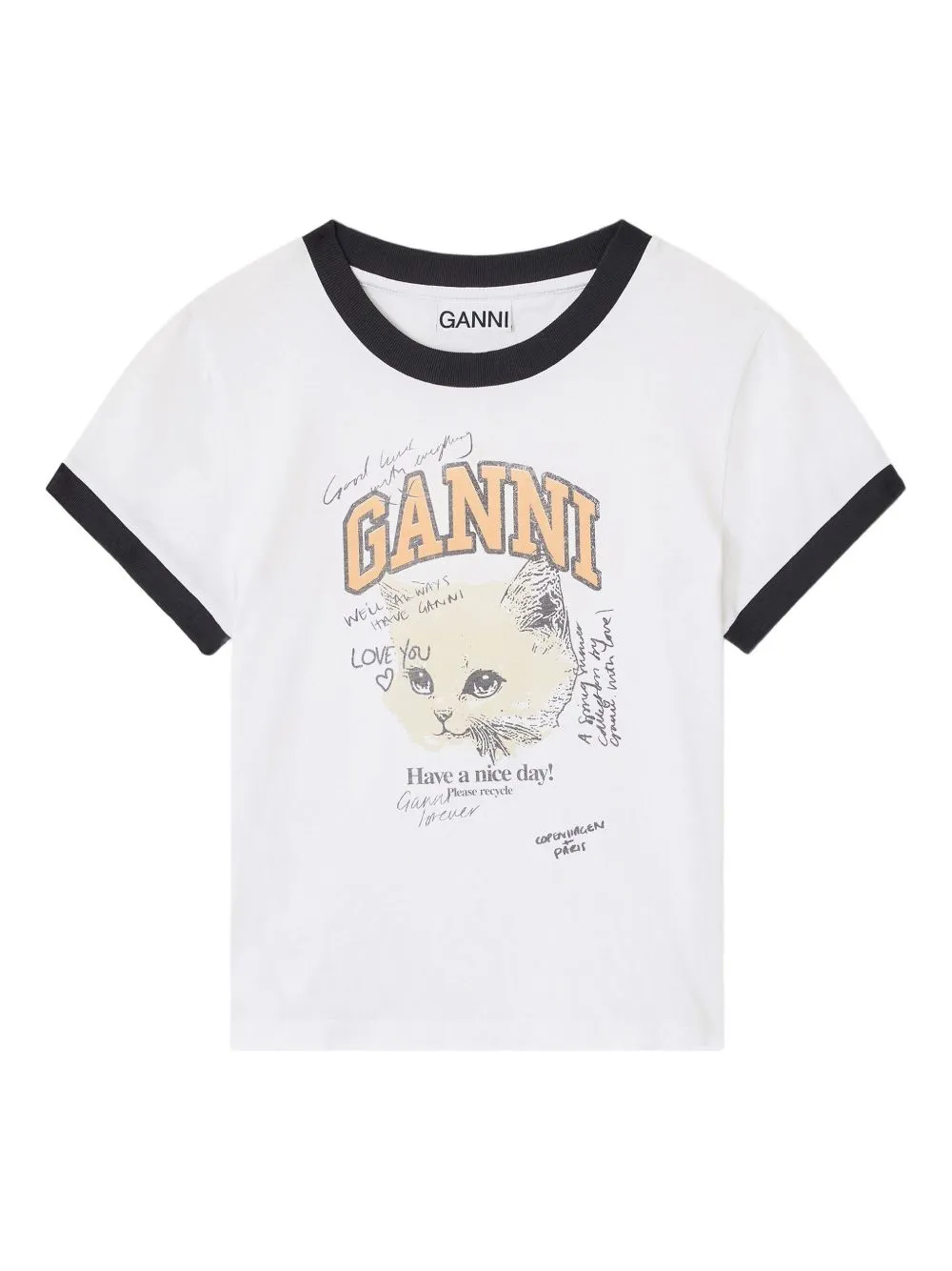 GANNI T-shirts and Polos White sold by Lord & Taylor