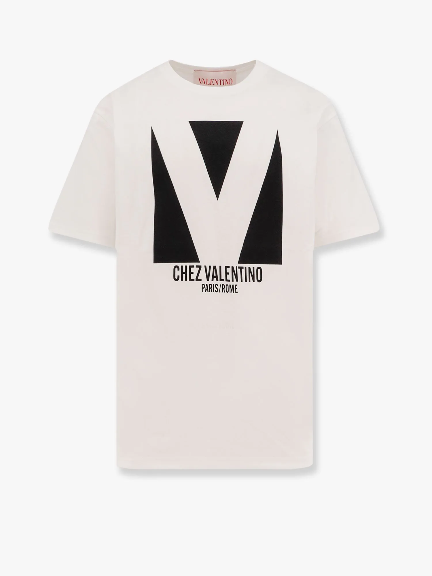 Cotton T-Shirt with Chez Valentino Print sold by Lord & Taylor