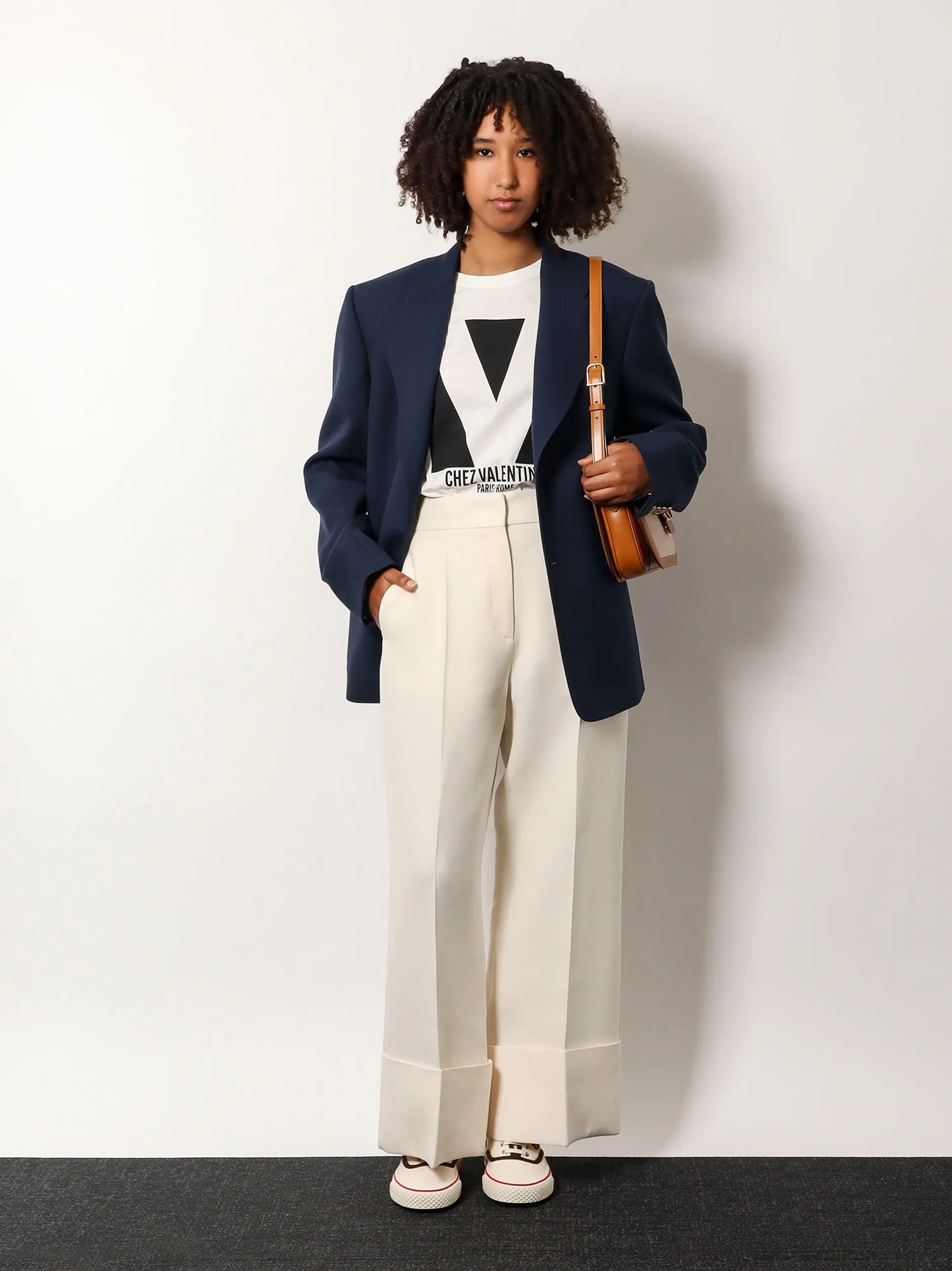 Cotton T-Shirt with Chez Valentino Print sold by Lord & Taylor product image thumbnail 2