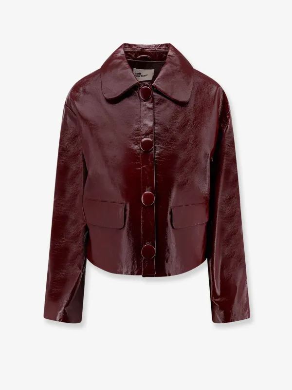 Red Leather Jacket sold by Lord & Taylor