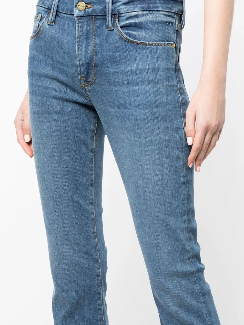 COTTON-BLEND CROPPED JEANS sold by Lord & Taylor product image thumbnail 3
