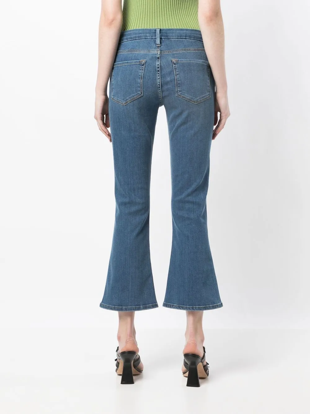 COTTON-BLEND CROPPED JEANS sold by Lord & Taylor product image thumbnail 2