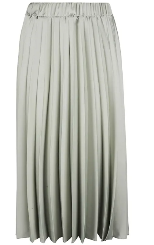 PLEATED SATIN MIDI sold by Lord & Taylor