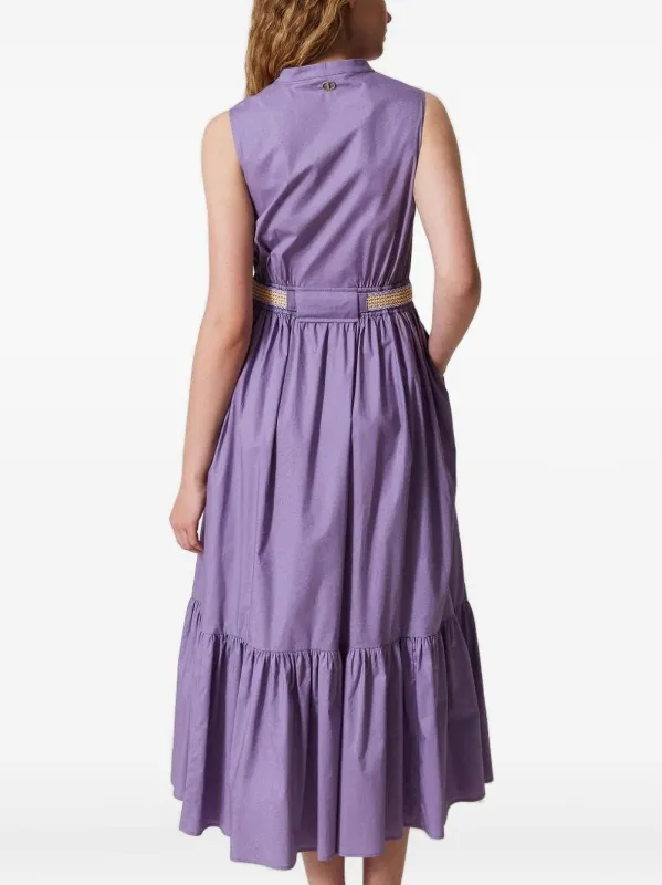 V-NECK BELTED TIERED DRESS sold by Lord & Taylor