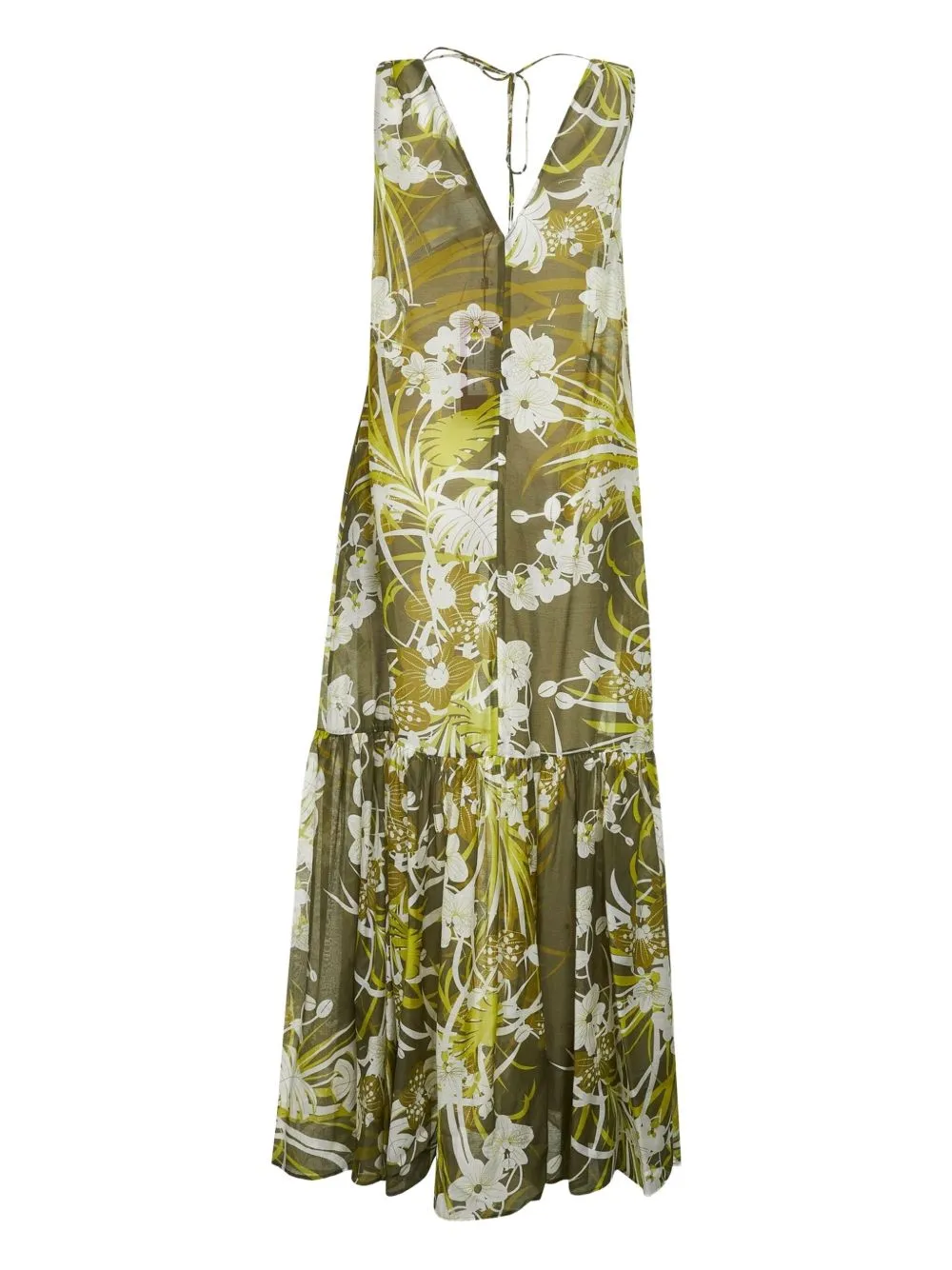 FLORAL SLEEVELESS TIERED DRESS sold by Lord & Taylor