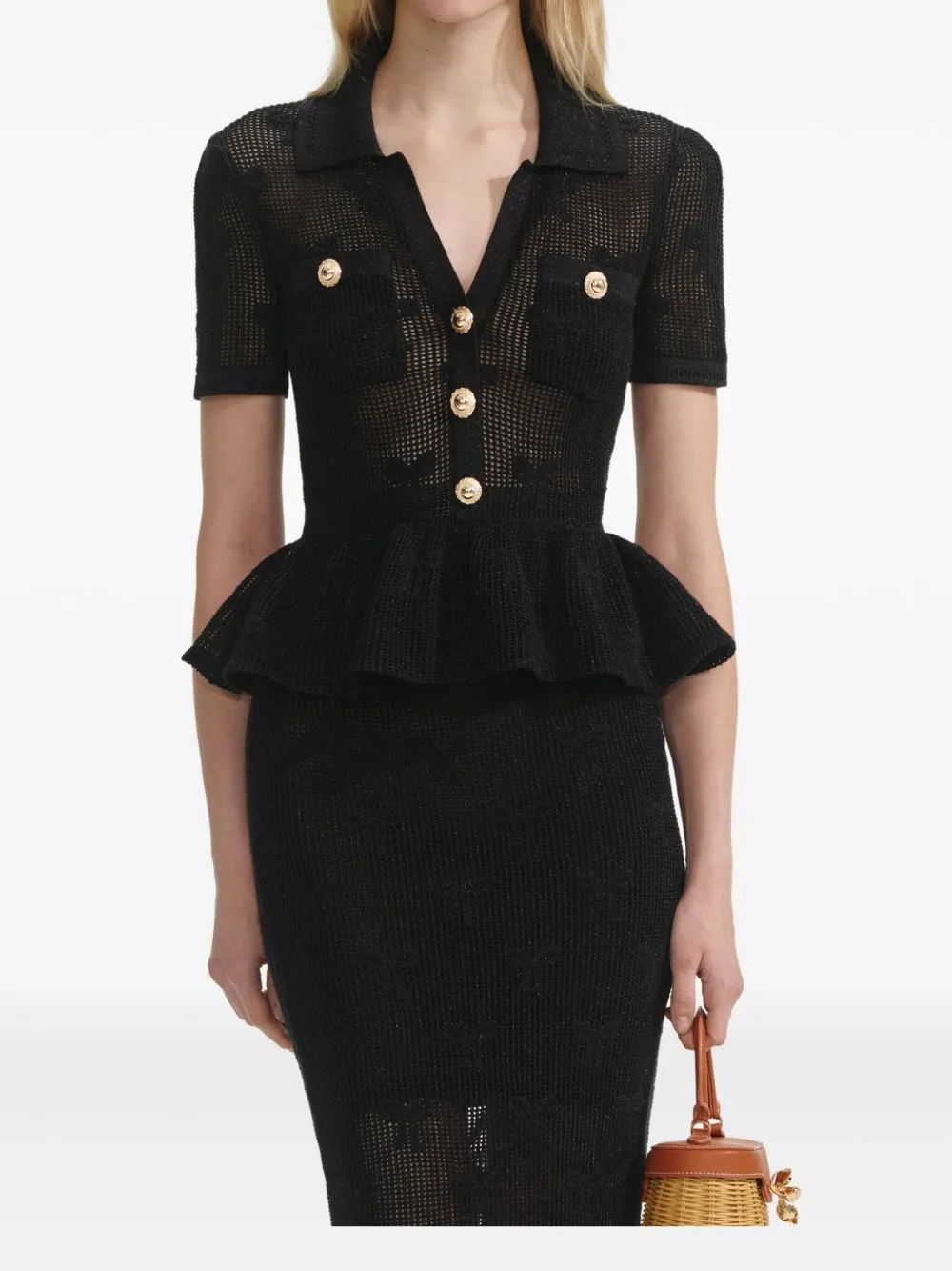 FLORAL EMBROIDERED FLARED DRESS sold by Lord & Taylor