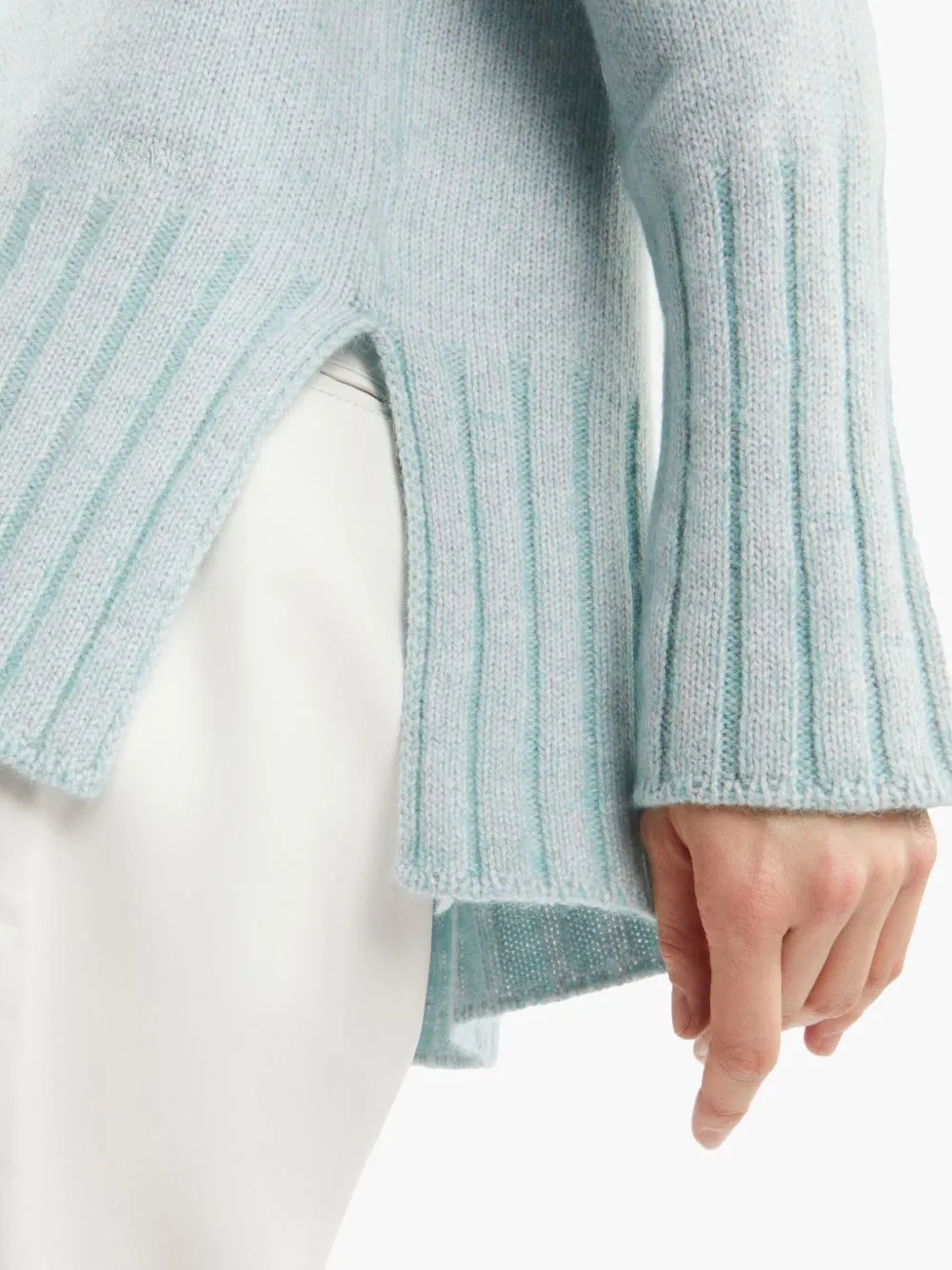 KNITTED LONG-SLEEVE SWEATER sold by Lord & Taylor product image thumbnail 2