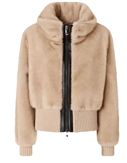 ZIP RIBBED HEM SWEATER sold by Lord & Taylor