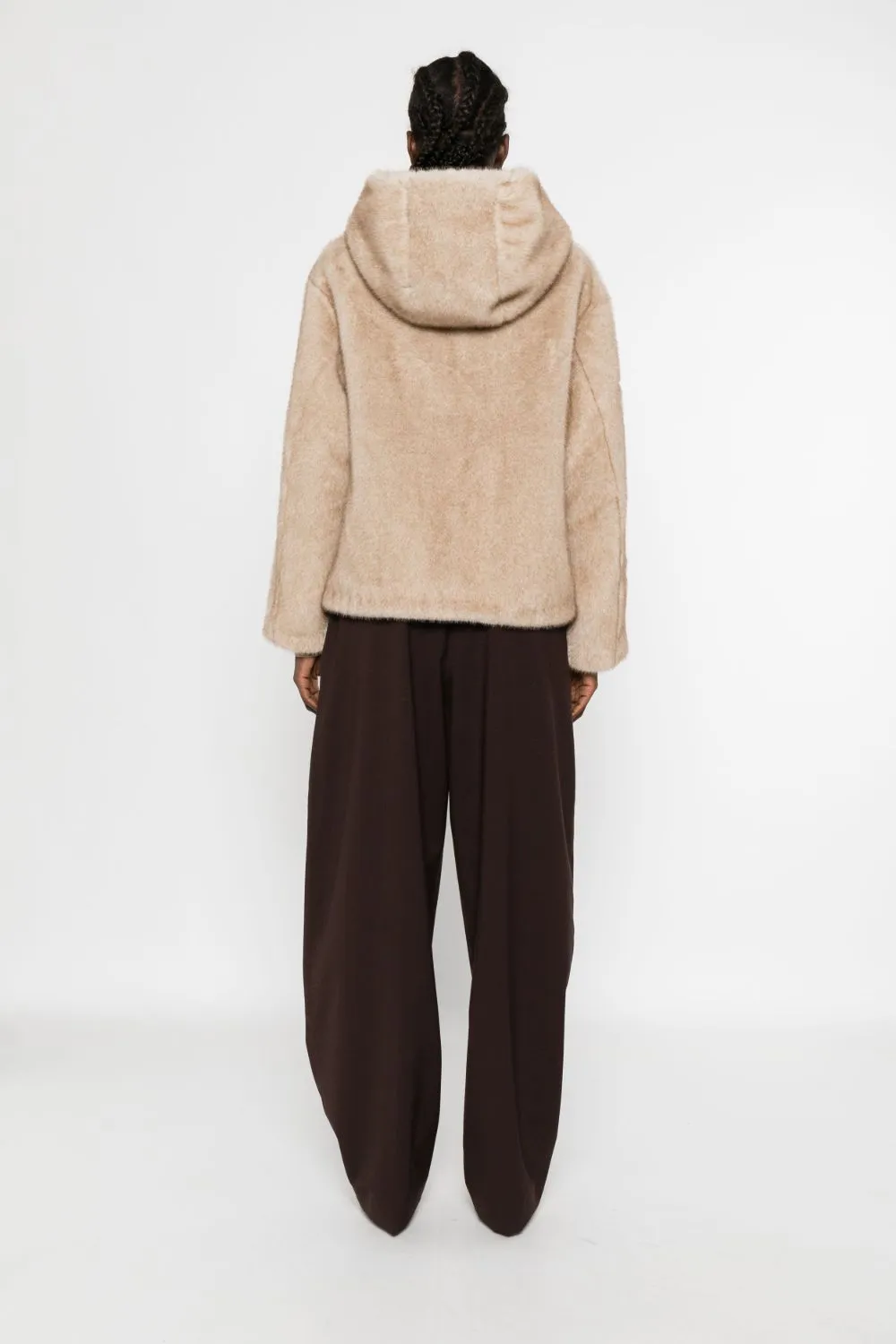 FAUX FUR HOODED JACKET sold by Lord & Taylor product image thumbnail 3