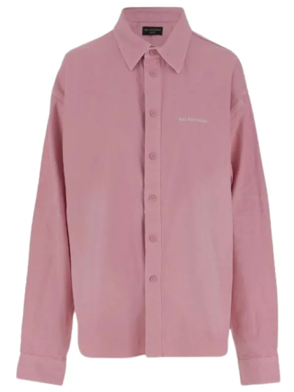 BUTTONED DROP SHOULDER SHIRT made by Balenciaga