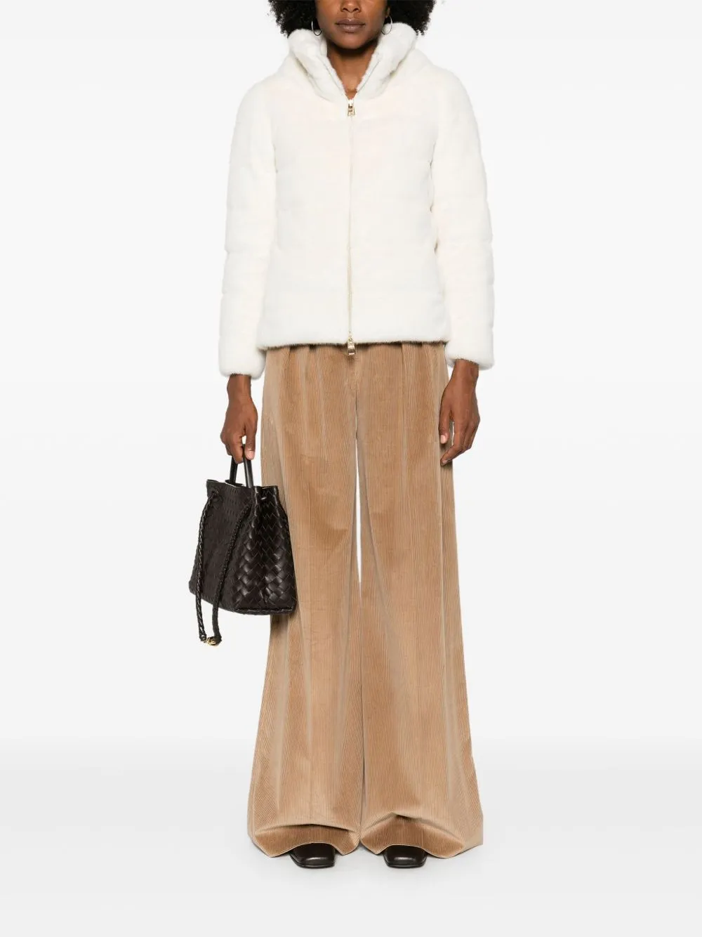 FAUX-FUR DOWN JACKET sold by Lord & Taylor product image thumbnail 3