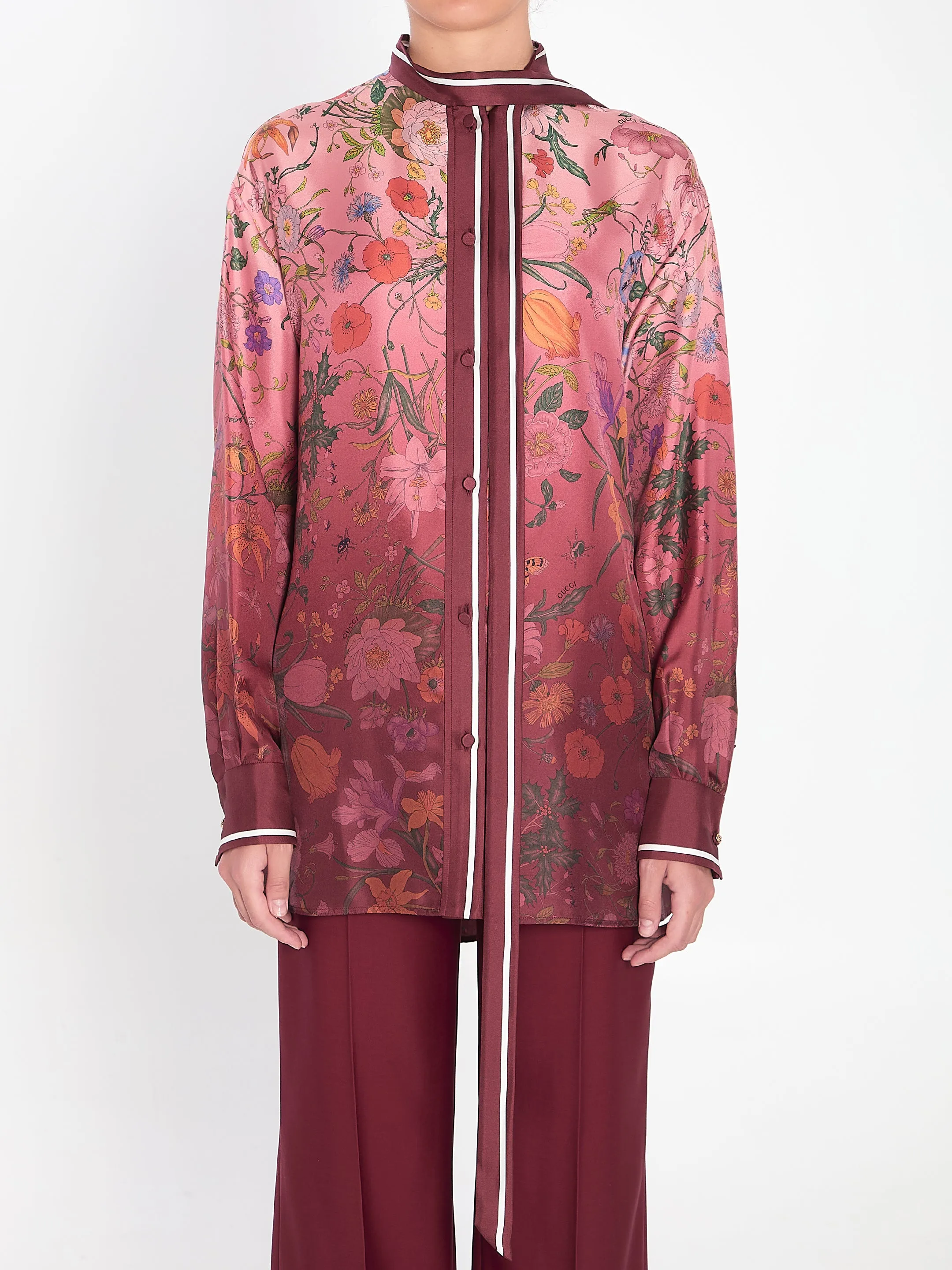 PRINTED SILK SHIRT sold by Lord & Taylor