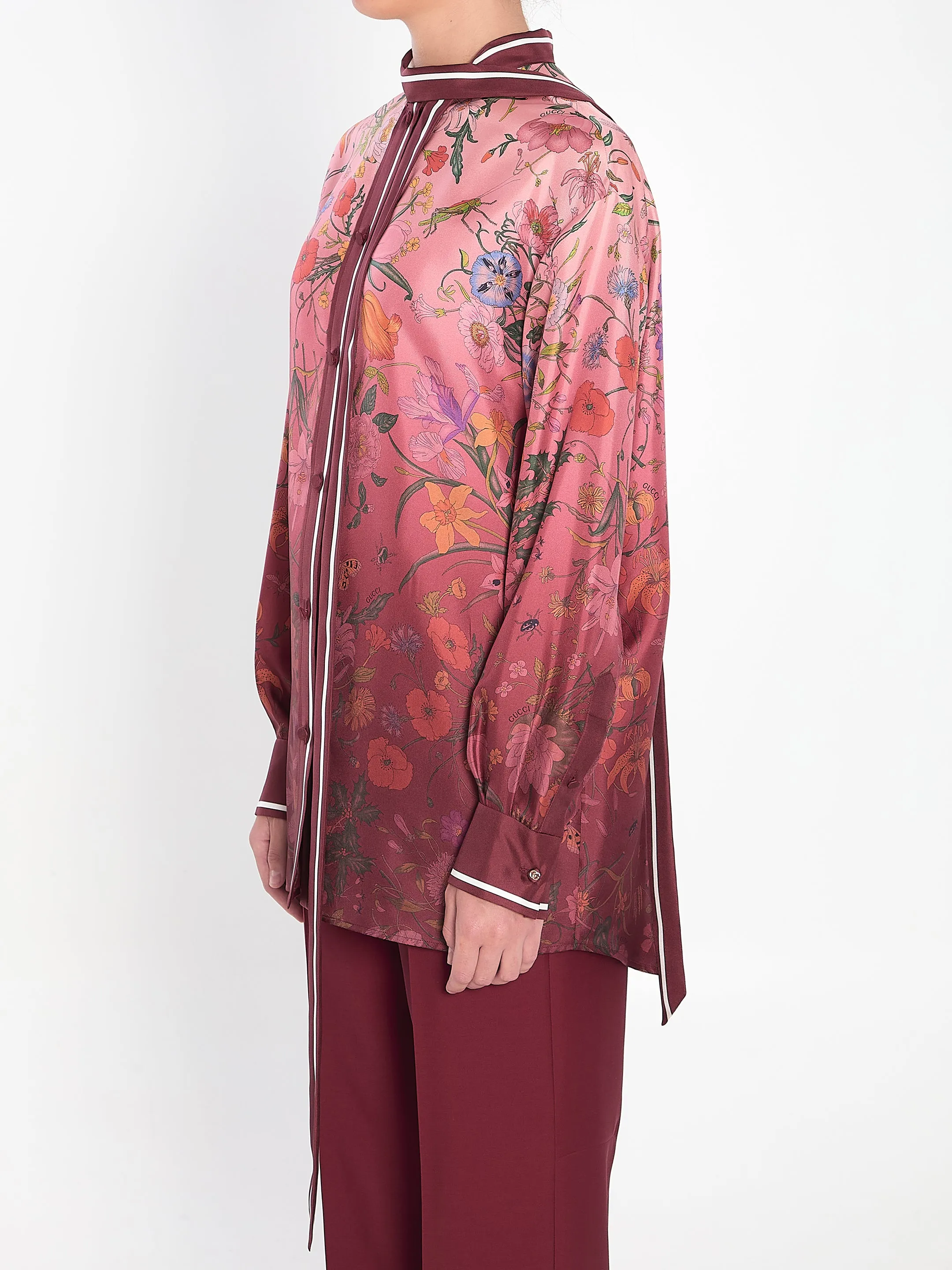PRINTED SILK SHIRT sold by Lord & Taylor product image thumbnail 2