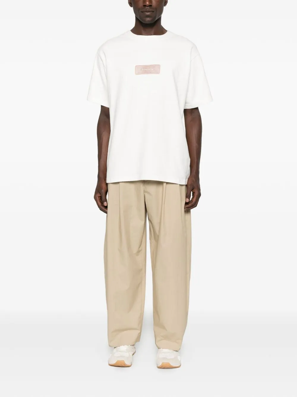 WHITE CREW NECK T-SHIRT sold by Lord & Taylor product image thumbnail 3