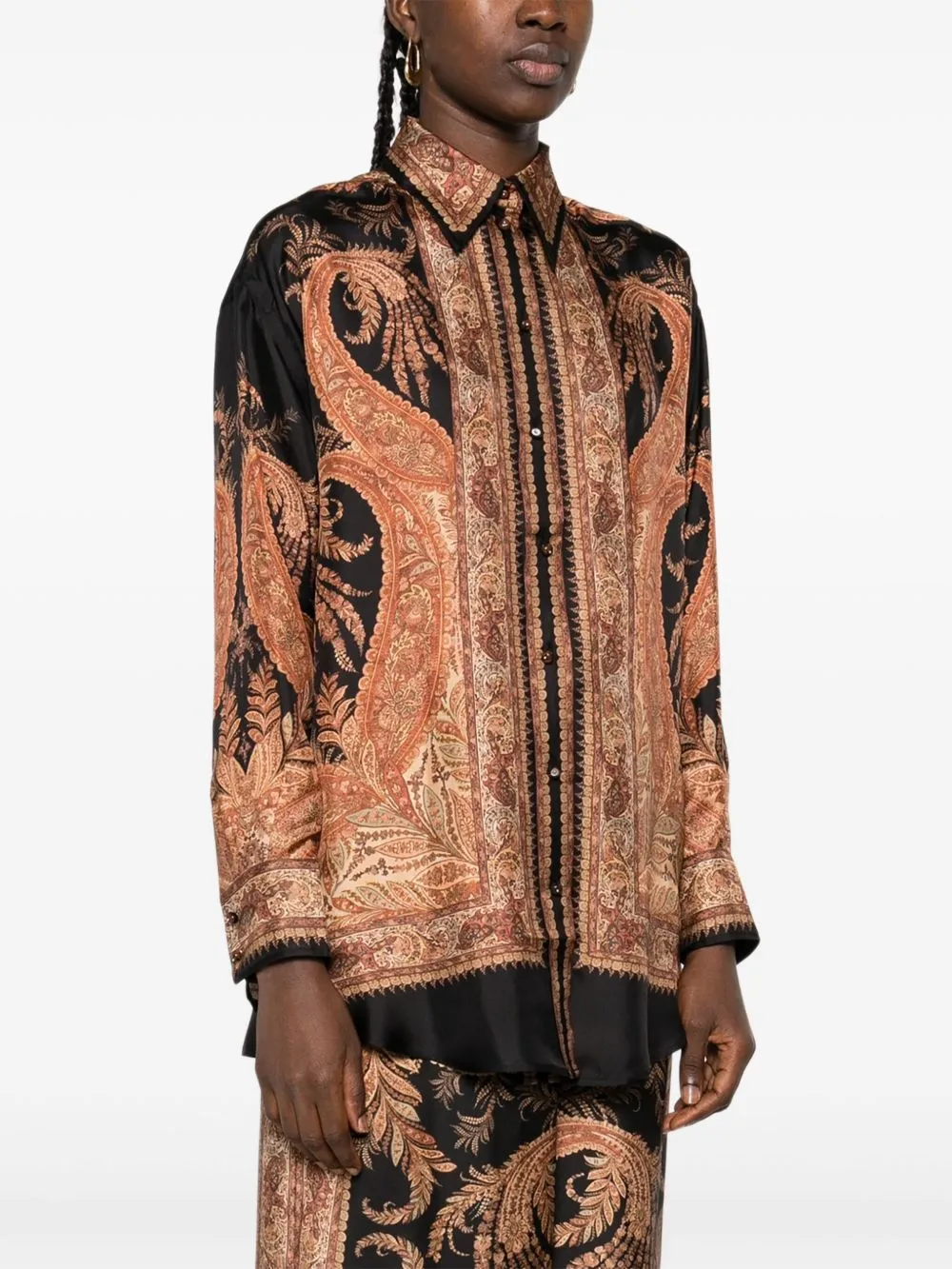 HYPNOTIC SILK SHIRT sold by Lord & Taylor product image thumbnail 5