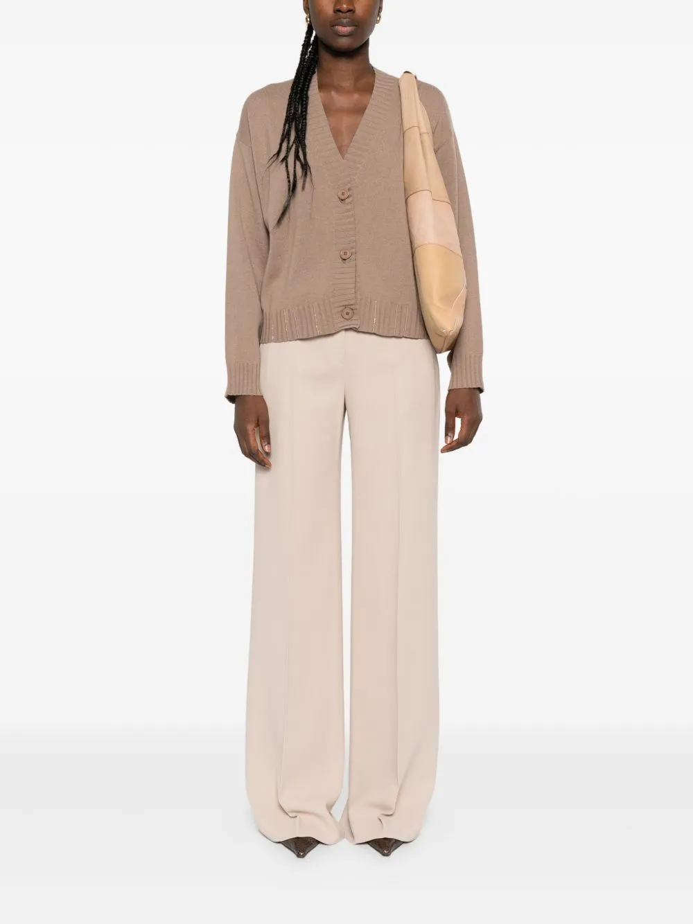 WOOL V-NECKED CARDIGAN sold by Lord & Taylor product image thumbnail 5