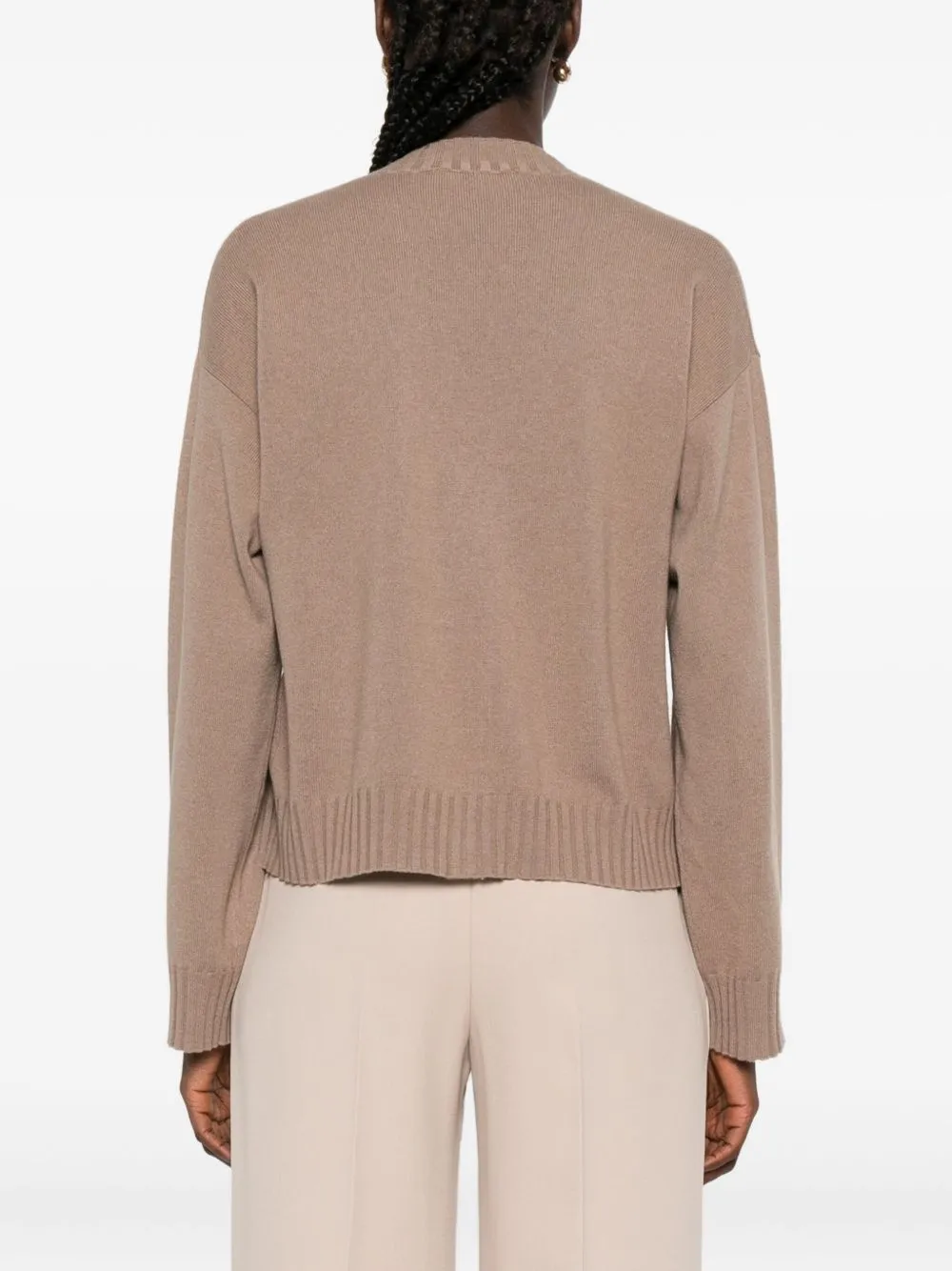 WOOL V-NECKED CARDIGAN sold by Lord & Taylor product image thumbnail 4